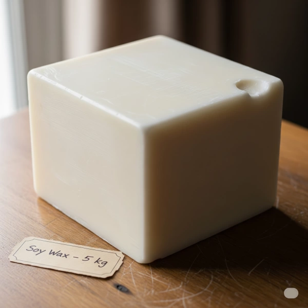 5 KG Doğal Soya Mumu (Wax) - Mum Yapımı için Yüksek Kaliteli Soya Wax