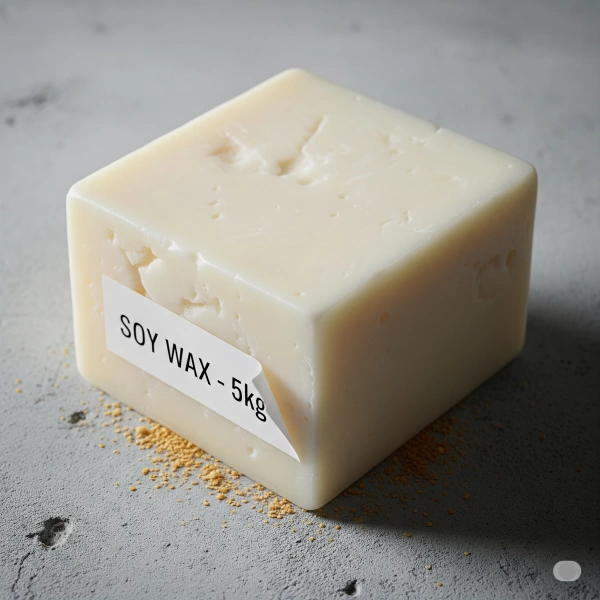 5 KG Doğal Soya Mumu (Wax) - Mum Yapımı için Yüksek Kaliteli Soya Wax