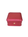 Deri Kelepçe & Bilezik Kutusu Lüks (Kırmızı)