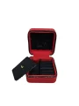 Fermuarlı Takı, Seyahat Ve Mücevher Çantası,kutusu Kırmızı (11x11 Cm )