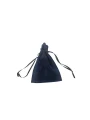 Kadife (SÜET) Yıldız Kese 25 Adet 8,5 x12 cm Boy Takı, Altın Kesesi (Lacivert)
