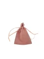 Kadife (SÜET) Yıldız Kese 10 Adet 8,5 x12 cm Boy Takı, Altın Kesesi (Pudra)
