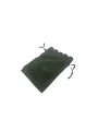 Kadife (SÜET) Yıldız Kese 10 Adet 8,5 x12 cm Boy Takı, Altın Kesesi (Yeşil)