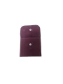 Kadife (SÜET) Zarf Kese Bordo 10 Adet 10x10 cm Boy Takı, Altın Kesesi (ÇITÇITLI)
