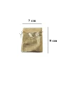 Lame 25 Adet 7X9 cm Boy Takı, Altın ve Hediye Kesesi(Altın)