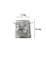 Lame 25 Adet 7X9 cm Boy Takı, Altın ve Hediye Kesesi(Gümüş)