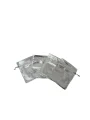 Lame 25 Adet 7X9 cm Boy Takı, Altın ve Hediye Kesesi(Gümüş)