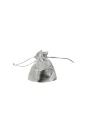 Lame 50 Adet 7X9 cm Boy Takı, Altın ve Hediye Kesesi (Gümüş)