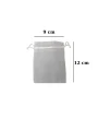 Organize tül Beyaz 50 Adet 9x12 cm Boy Takı, Altın ve Hediye Kesesi