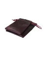 Saten & Parlak Kese Bordo 10 Adet 9x12 cm Takı, Altın Kesesi (ipli & Büzgülü)