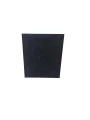 Yakut Süet Büyük Kare Set Kutusu (19x22 cm) (Siyah)