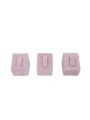 Yüzük Standı Üçlü Süet (tırnaklı) 3x3,5 cm (3 adet) Pembe