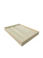 Yüzük Tablası Rulo (Ahşap Kasalı) Süet (içi Krem)