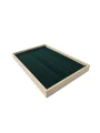 Yüzük Tablası Rulo (Ahşap Kasalı) Süet (içi Yeşil)