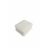 Suni Deri Mini Boy (7X8 Cm) Kolye Kutusu Lüks (Beyaz)