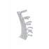 Dik 5 li Kelepçe & Bilezik Standı  Tekli Gri (24 cm)