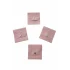 Süet  Zarf Kese Pudra 25 Adet 7x7 cm Boy Takı, Altın Kesesi (ÇITÇITLI)