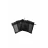 Organize tül Siyah 50 Adet 9x12 cm Boy Takı, Altın ve Hediye Kesesi