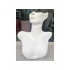 Polyester Kolye&gerdanlık Ve Küpelik Vücut Sergileme Mankeni 32 Cm Beyaz