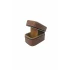 Tekli Fermuarlı Suni Deri Saat Kutusu (Taba)