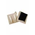 Toprak rengi 12 Adet Çekmeceli ve Çantalı Karton Kolye&Mini set Kutusu (12x12 cm )