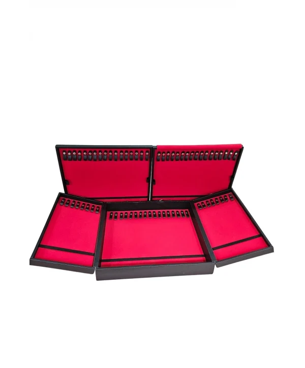 67li Tesbih (ahşap Kasa) Siyah Deri Kuluplu Çanta 35x38 Cm