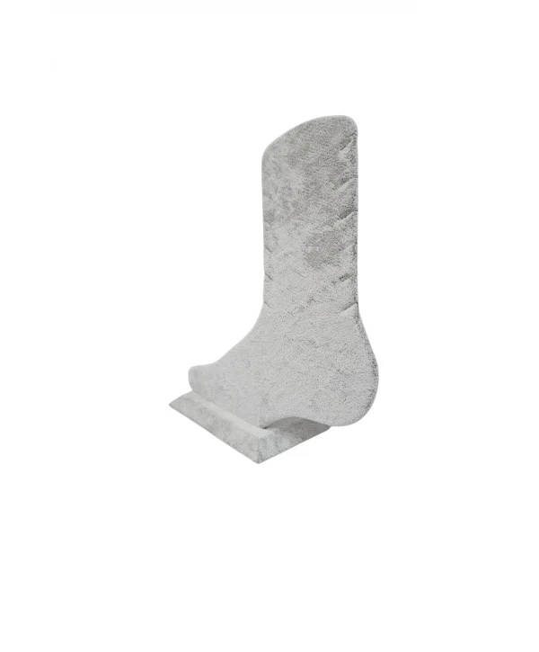 Ayak Şeklinde Süet Halhal ve Bileklik Stand Mankeni Gri