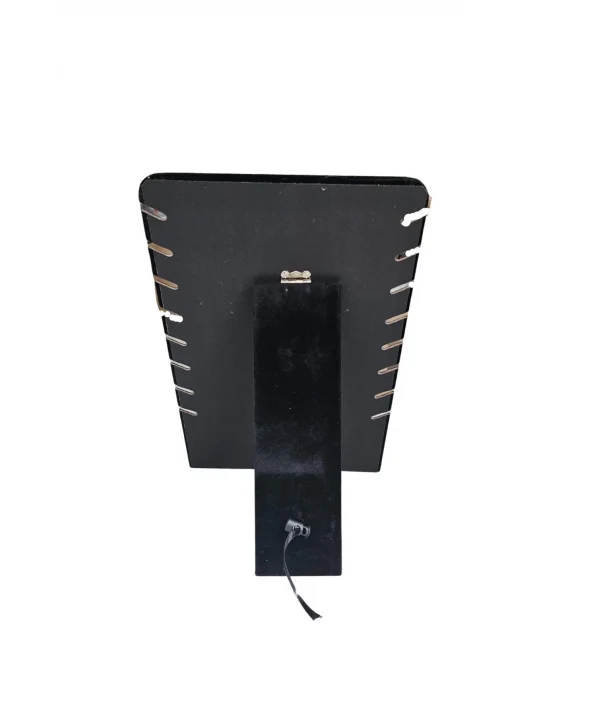 Ayaklı Siyah Süet Kare Kolye&zincir Standı (8 Li)