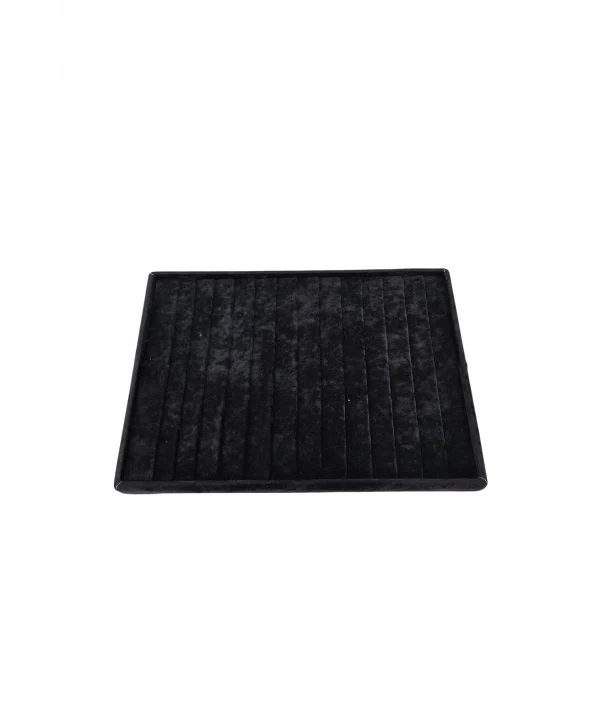 Bileklik * Künyelik Siyah Süet Tabla 14 kanallı (25x35 cm )