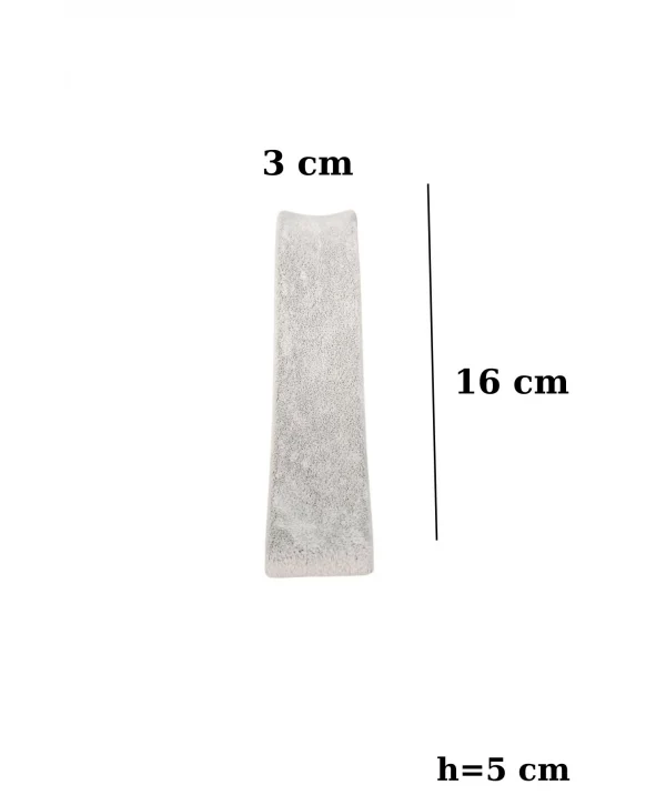 Bileklik Standı Süet Tekli Lastikli İnce Gri (3x16 cm)