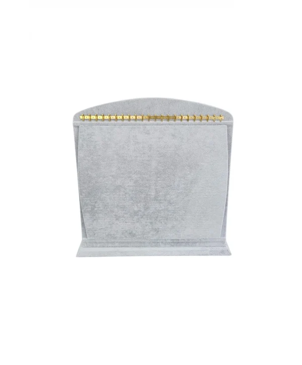 Bombeli Bileklik * Tesbih Standı (22 metal askılı) Gri (26 X26 Cm)