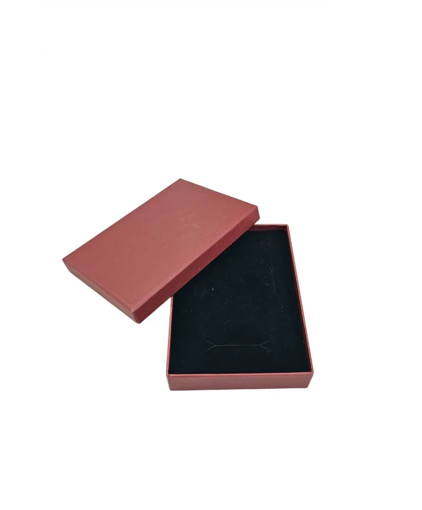 Bordo Sert Karton Panset Kutusu 12 Lı Paket ( Içi Süngerli )