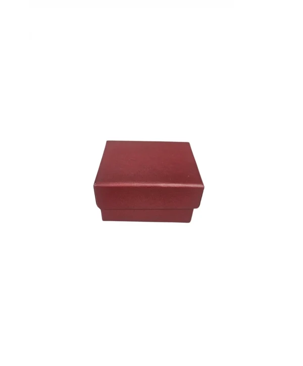 Bordo Sert Yüzük Kutusu 30 Lu Paket ( Içi Süngerli )