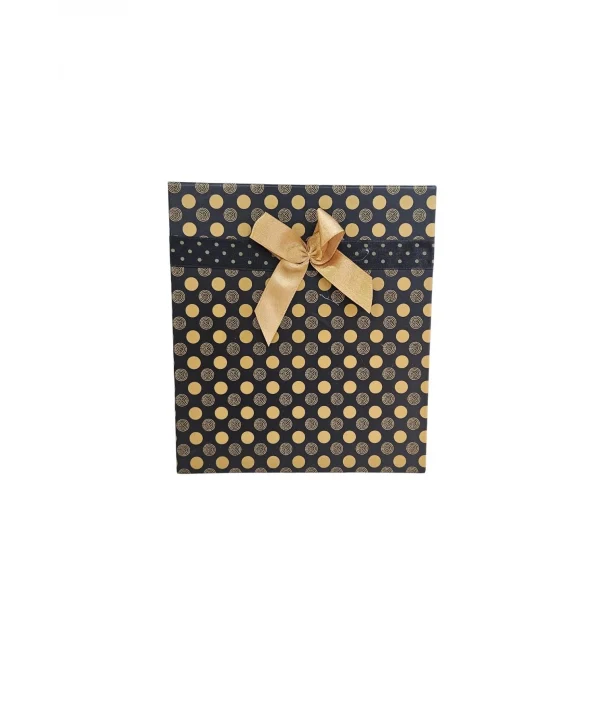 Büyük Set Kutusu Karton Fiyonklu Desenli Sert (17x20 Cm) (içi Süngerli)