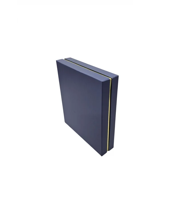 Büyük Set Kutusu Karton Mavi (18x21 Cm) (içi Süngerli)