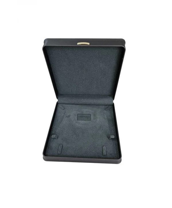 Deri Büyük Set (19X19 Cm) Kutusu Lüks (Siyah)