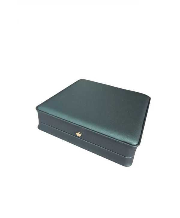 Deri Büyük Set (19X19 Cm) Kutusu Lüks (Yeşil)