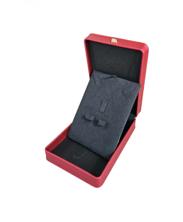 Deri Orta Boy (11X16 Cm) Mini Set Kutusu Lüks (Kırmızı)