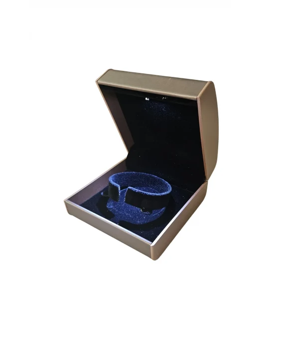 Işıklı Elegance Kelepçe Kutusu Vizon