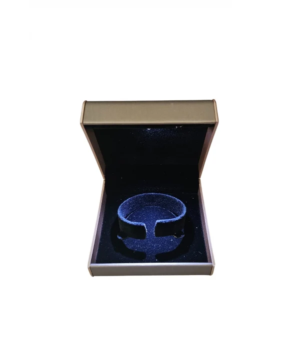 Işıklı Elegance Kelepçe Kutusu Vizon