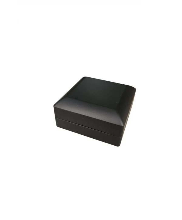Işıklı Kare Mini Set Kutusu Siyah