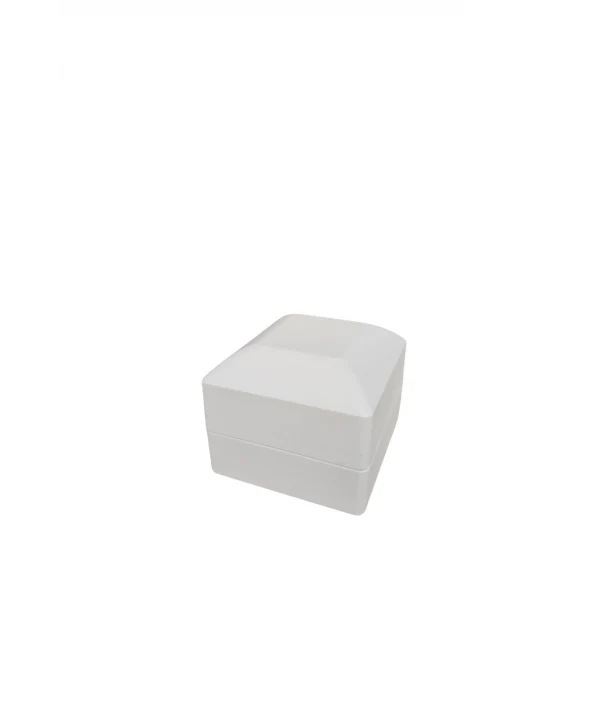 Işıklı Yüzük & Alyans Kutusu Beyaz