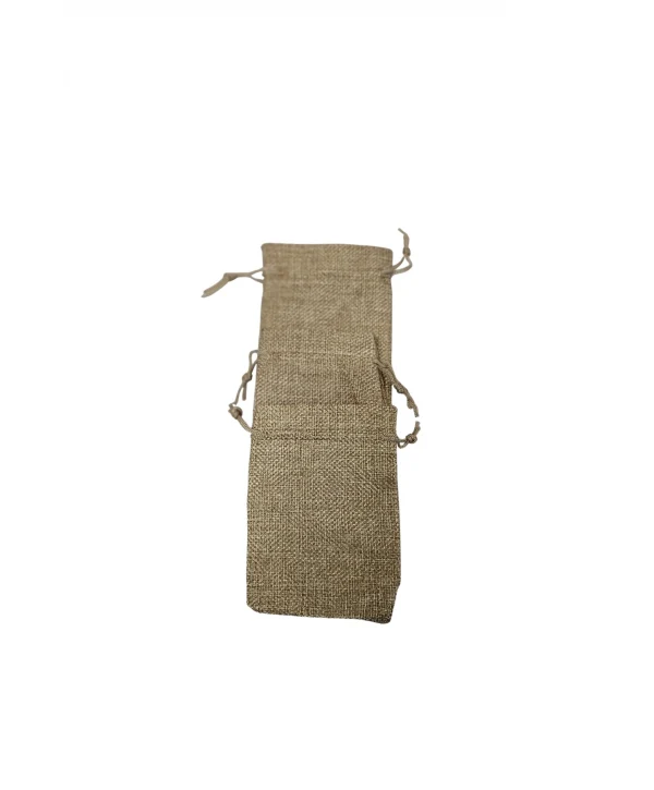 Jüt Hasır 25 Adet 9x12 cm Boy Takı, Altın ve Hediye Kesesi