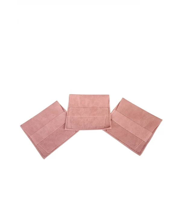 Kadife (Kemerli)Süet Kese Pudra 25 Adet 8x8 Boy Takı, Altın Kesesi