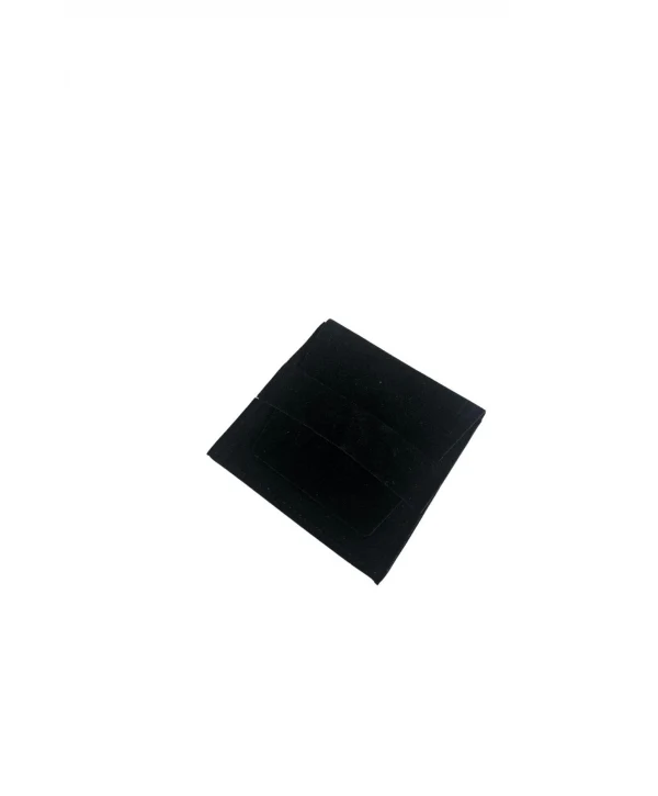 Kadife (Kemerli)Süet Kese Siyah 25 Adet 8x8 Boy Takı, Altın Kesesi