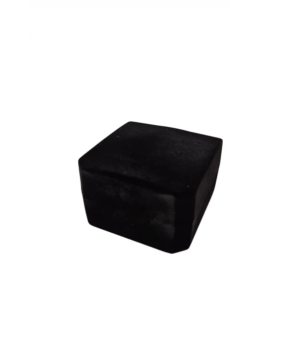 Kadife Menteşeli Saat &Bilezik Kutusu (Siyah)