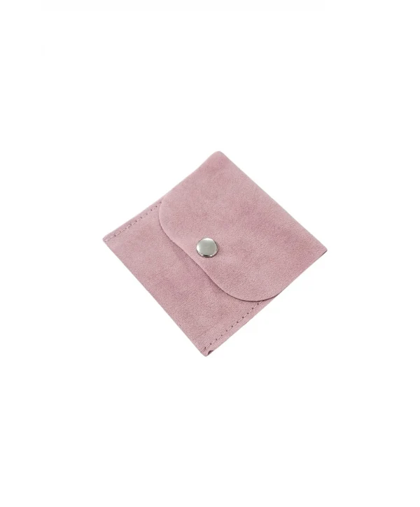 Kadife (SÜET) Zarf Kese Pudra 10 Adet 7x7 cm Boy Takı, Altın Kesesi (ÇITÇITLI)