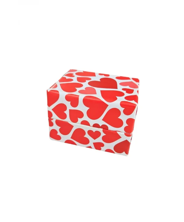 KALP Desenli Sert Karton Saat & Kelepçe Ve Bileklik Kutusu 6 Li Paket ( Içi Yastıklı)