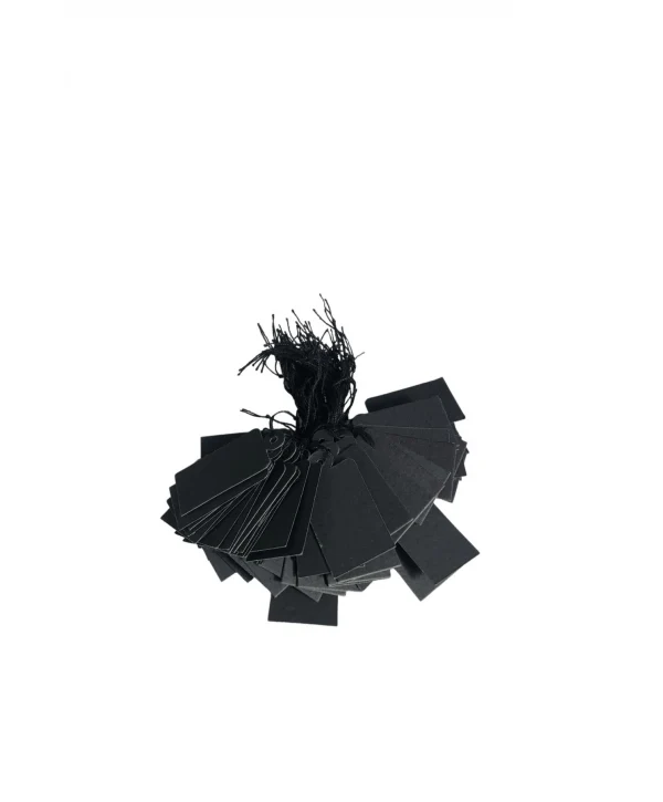 Karton ipli Siyah Fiyat Etiketi 80 li Mega (2 x 3 cm )