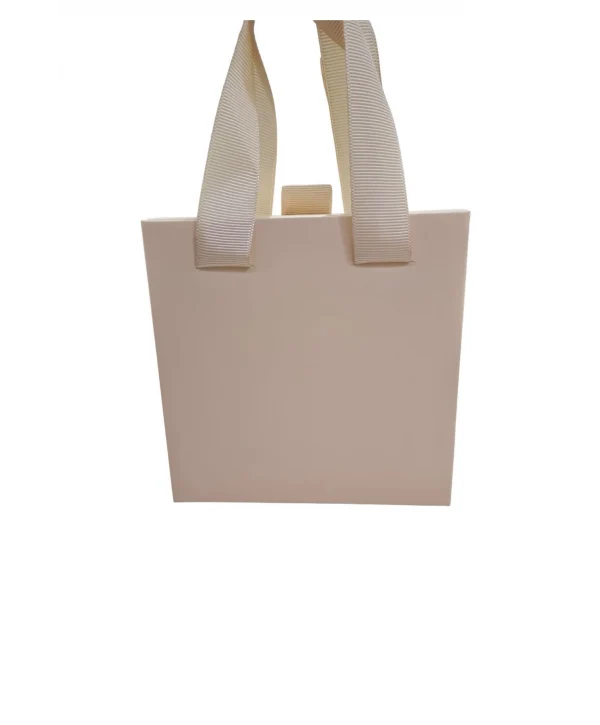 Krem 1 Adet Çekmeceli Ve Çantalı Karton Kolye&mini Set Kutusu (12x12 Cm )